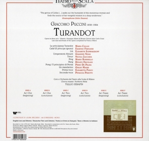 Turandot - Maria Callas - LP - Brand New Vinyl (Arrives in 20days)