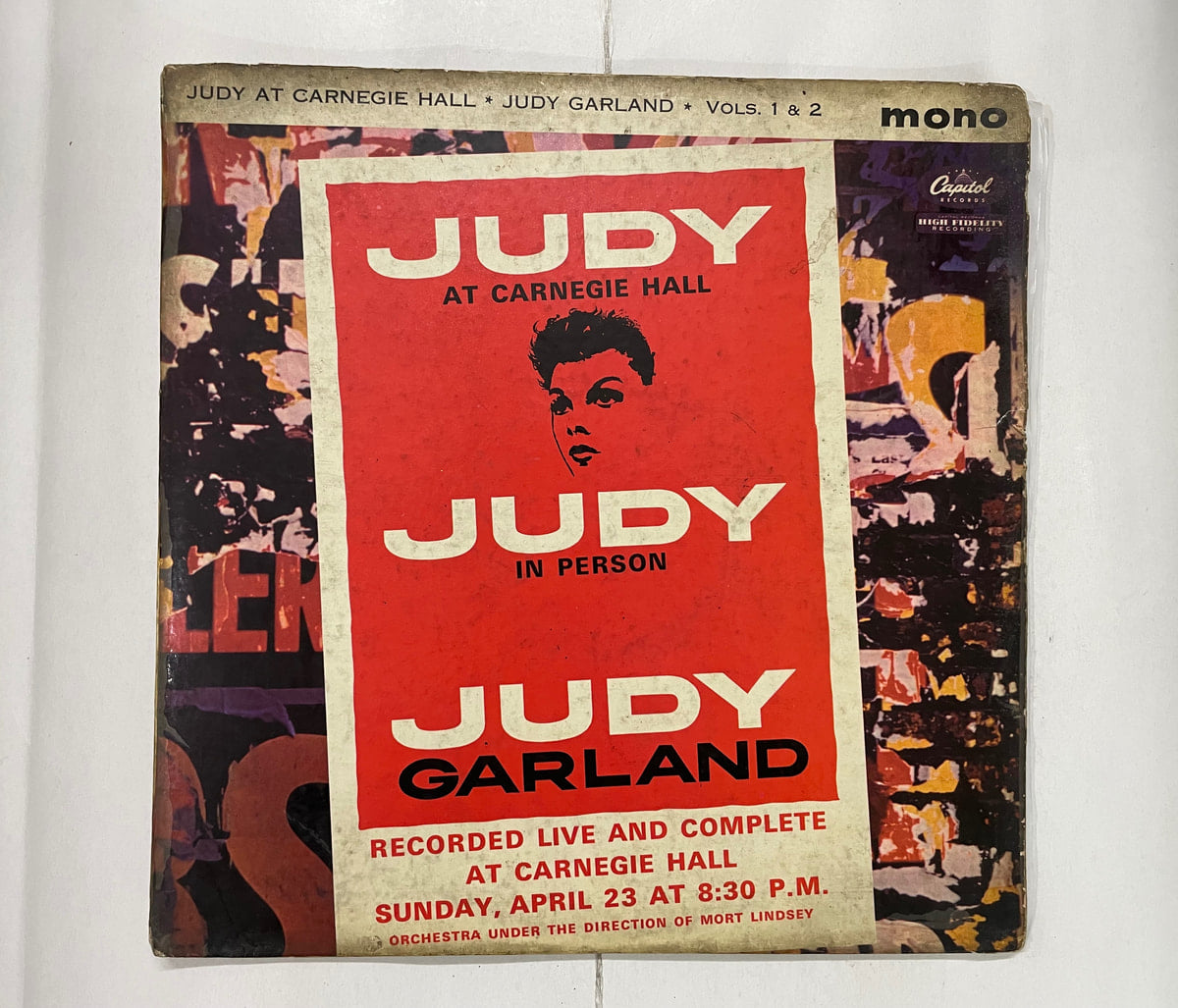 Judy At Carnegie Hall - Judy In Person - Judy Garland Used Vinyl LP Record