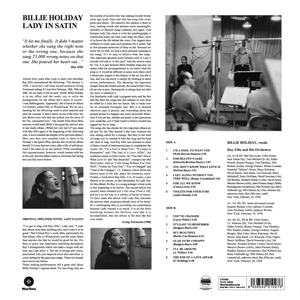 Lady In Satin - Billie Holiday - LP - Brand New Vinyl (Arrives in 20days)
