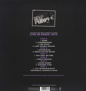 Paris 1975 - Deep Purple - LP - Brand New Vinyl (Arrives in 20days)