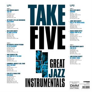 Take Five - Great Jazz Instrumentals - Various - LP - Brand New Vinyl (Arrives in 20days)
