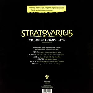 Visions Of Europe - Stratovarius - LP - Brand New Vinyl (Arrives in 20days)