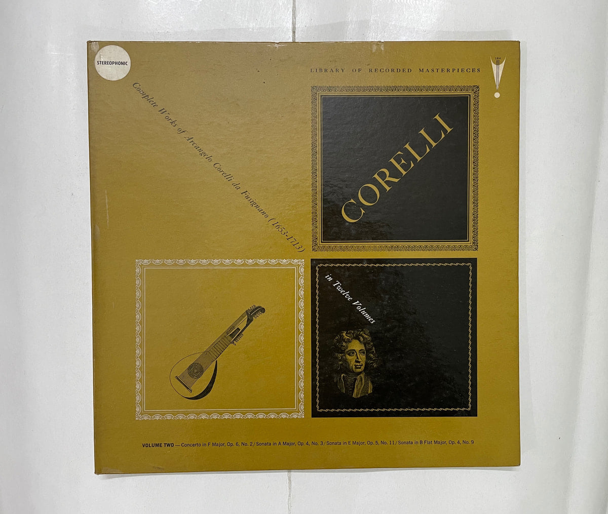 Complete Works of Arcangelo Corelli da Fusignano (1653–1713), Volume Two - Arcangelo Corelli Used Vinyl LP Record