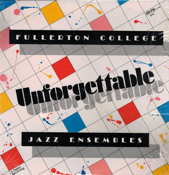 Fullerton College Jazz Ensemble - Unforgettable Vinyl LP Record (Arrives in 21 days)